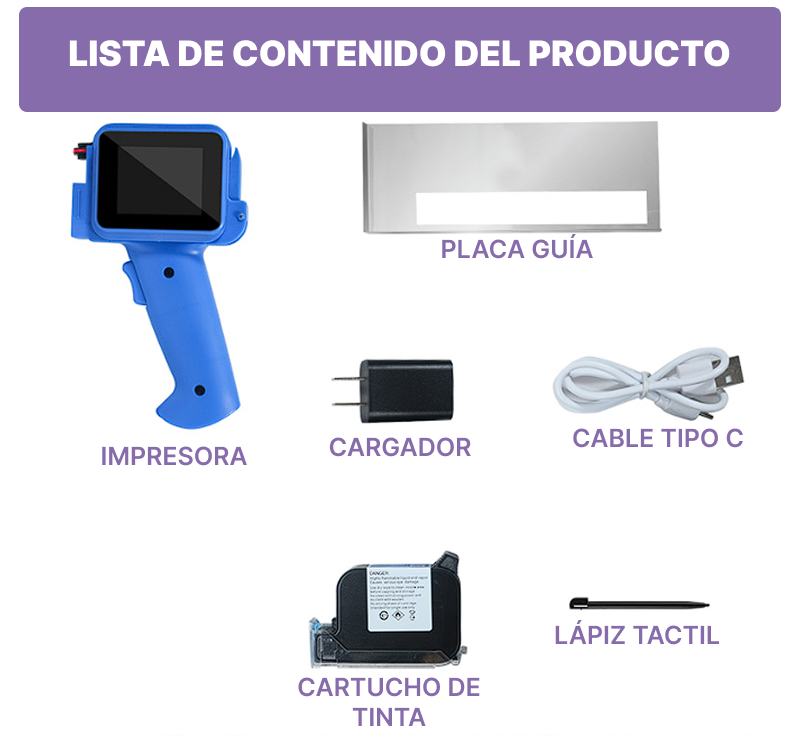 contenido de producto de impresora portail ark