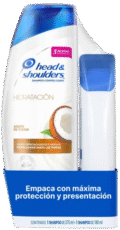 Empaque de shampoo termocontraido